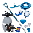 Filtro GRE300 Bomba GRE1/2 KIT Limpeza piscinas até 30.000L