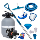 Filtro GRE400 Bomba GRE3/4 KIT Limpeza piscinas até 50.000L