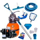 Filtro F300P Bomba 1/4 NBFC0 Nautilus KIT Piscina até 16000L
