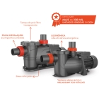 Motobomba Piscina 1CV 220V Lepono XKP1104A c/ Pr&eacute;-filtro