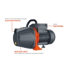 Motobomba Autoaspirante Xkj 1002i 1,3hp Mono 220v