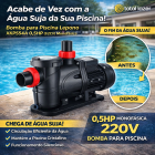 Bomba Piscina Lepono Xkp554a 1/2 Cv At&eacute; 50mil Litros De Agua