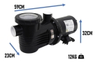 Moto Bomba Piscina Dancor Pf 17 De 1 Cv 127/220v