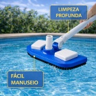 Kit Limpeza Piscina 3 em 1 - Sem Sujeira e Sem Esforço