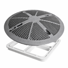 Kit 2 Ralos Seguran&ccedil;a 15 X 15 Tampa Fsb Sodramar Base Abs