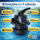 Válvula Nautilus Bip. Rosq C/Manômetro F280p/300p 1.1/2" ABS