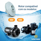 Rotor 2138 para Bombas Nautilus 1/3CV NBF-1 / NBE-1