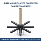 Sistema Drenante Completo da Crepina F550P Nautilus Original