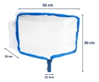 Peneira Pelicano Stylus 50x30cm A&ccedil;o Nylon Limpeza Piscina
