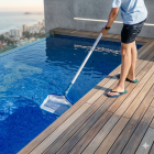 Peneira Pelicano Stylus 50x30cm A&ccedil;o Nylon Limpeza Piscina