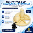 Distribuidor Valv. Bip.1.1/2 C/Junta Veda&ccedil;&atilde;o Nautilus