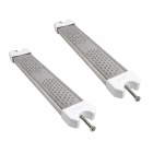 Kit 2 Degraus Inox Com Ponteira ABS Stylus