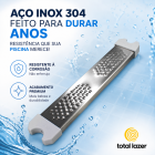 Degrau Inox Com Ponteira ABS Stylus