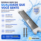 Degrau Inox Com Ponteira ABS Stylus