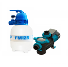 Bomba BMCP-25 1/4cv Centrifulga c/pf e Filtro Fm 25 Ecom