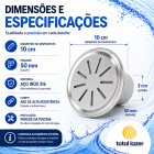 Kit Dispositivos Piscina Inox 316 50mm Inaqua Pratique 6 Pçs