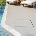 Tampão 80x80 Articulado Com Amortecedor Grelha Invisível Rebaixado Gda Branco