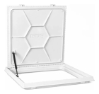 Tampão Casa Máquinas 90x90 Rebaixada Articulada Invisível Gda Cor Branco Brilho