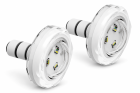 Kit 2 Refletores Para Piscinas Syllent Classic ABS Rgbw 10w