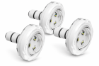 Kit 3 Refletores Para Piscinas Syllent Classic ABS Rgbw 10w