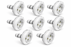 Kit 8 Refletores Para Piscinas Syllent Classic ABS Rgbw 10w