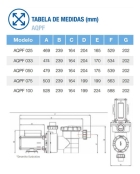 Bomba Para Piscina Aquex Sibrape Aqpf 3/4 Cv 127/220v
