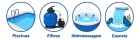 Bomba Para Piscina Aquex Sibrape Aqpf 3/4 Cv 127/220v