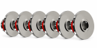 6x DISPOSITIVO RETORNO FIXO INOX 316 PREMIUM - GLOBAL