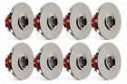8x DISPOSITIVO RETORNO FIXO INOX 316 PREMIUM - GLOBAL
