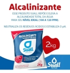 5xElevador Alcalinidade Para Piscina Suall 2kg Alcalinizante