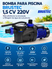 BOMBA CENTRIFUGA DE PISCINA BB-1.5 220V 60HZ